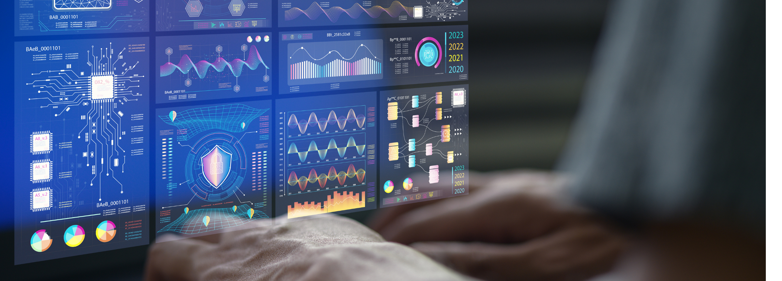 AI-powered procurement console with live data dashboards